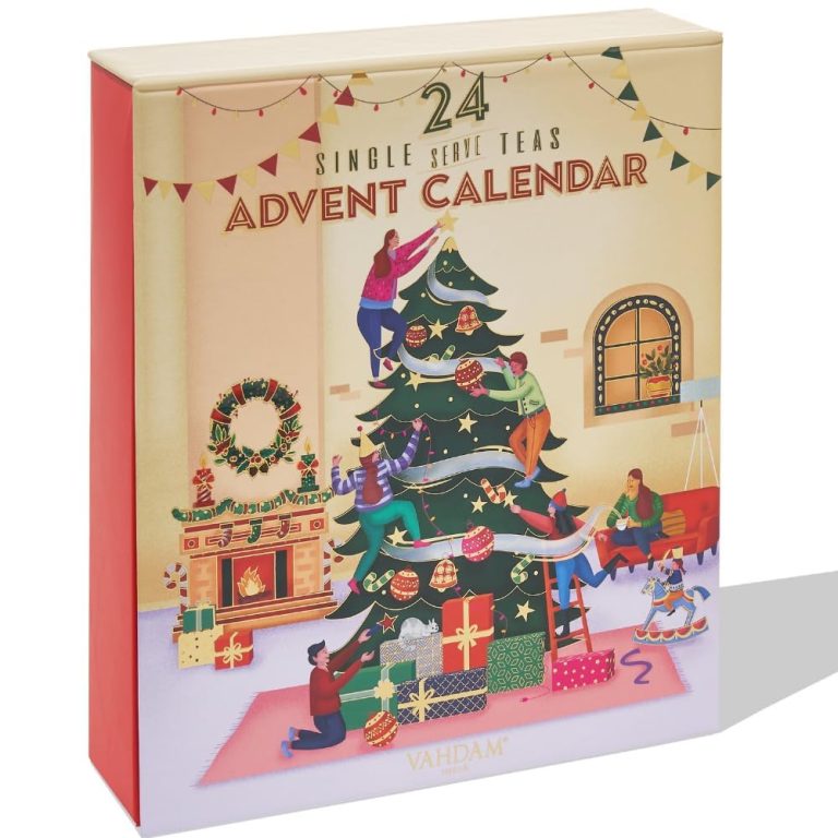 Limited Edition – Advent Calendar 2024 Tea Bags 24 Unique Flavors – Luxury Holiday Gift Box | Christmas Advent Calendar 2024 for Adults | Advent Calendar 2024 Adult Women and Men | VAHDAM
