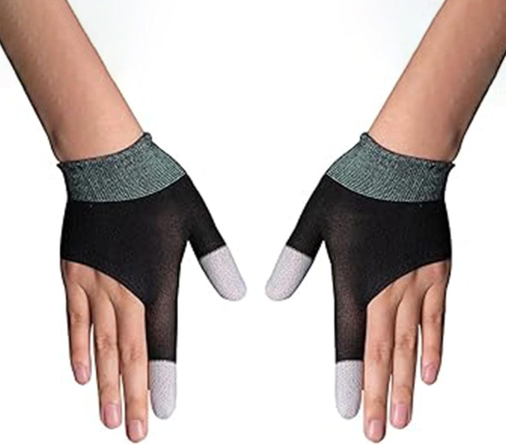 Gloves, Ultra-Thin Mobile Gaming Gloves,Anti-Sweat Mobile Finger Sleeve Breathable for High-Ranking Players Mobile Game Streamer Gloves, Ultra-Thin Mobile Gaming Gloves,Anti-Sweat Mobile Finger Sleeve Breathable for High-Ranking Players Mobile Game Streamer