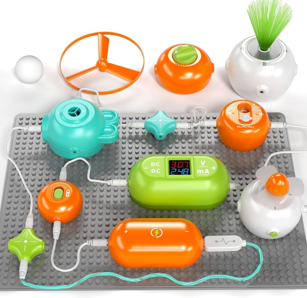 SNAEN Circuits Over 300 Projects Circuit Toy for Kids DIY Electronic Toy, 31 Circuit Parts, Science Game for Boys Girls, Educational Toys for Kids 3+ SNAEN Circuits Over 300 Projects Circuit Toy for Kids DIY Electronic Toy, 31 Circuit Parts, Science Game for Boys Girls, Educational Toys for Kids 3+