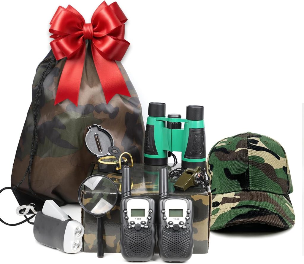 Outdoor Adventure Set for Kids – Camouflage Camping Exploration Toys with Walkie-Talkies – Backyard Explorer Gear for Boys and Girls Outdoor Adventure Set for Kids – Camouflage Camping Exploration Toys with Walkie-Talkies – Backyard Explorer Gear for Boys and Girls