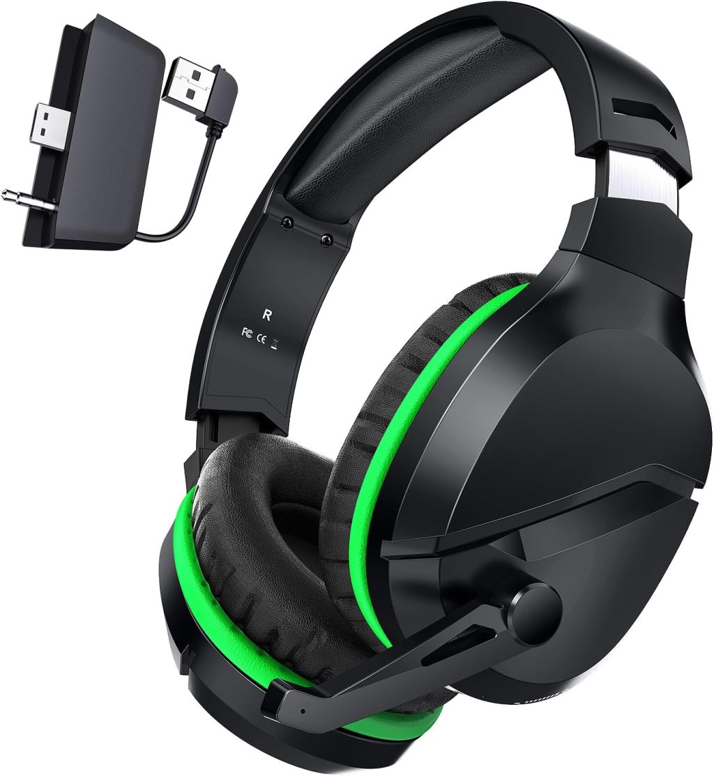 X3 Wireless Gaming Headset for Xbox Series X|S, Xbox One, PS5, PC, Mac, Nintendo Switch, Bluetooth Over Ear Gaming Headphones with Noise Canceling Microphone, 60H Battery, Low Latency X3 Wireless Gaming Headset for Xbox Series X|S, Xbox One, PS5, PC, Mac, Nintendo Switch, Bluetooth Over Ear Gaming Headphones with Noise Canceling Microphone, 60H Battery, Low Latency