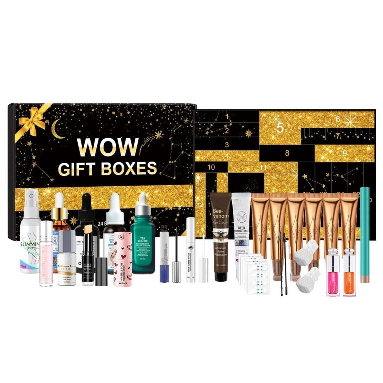 Beauty Advent Calendar 2024,24 Days Makeup Essentials Advent Calendar, Makeup Kits, Christmas Countdown Calendar, Lipsticks, Eyeshadows, Cosmetics, Facial Kits for Women and Girls