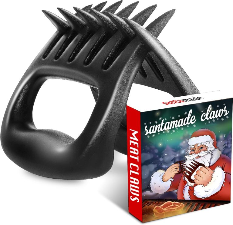 Stocking Stuffers for Men, Meat Claws for Shredding, Solid Heavy Duty Meat Shredder Tool Bear Claws – Funny Smoker Accessories for BBQ Grilling Gifts for Men Dad – One Pair