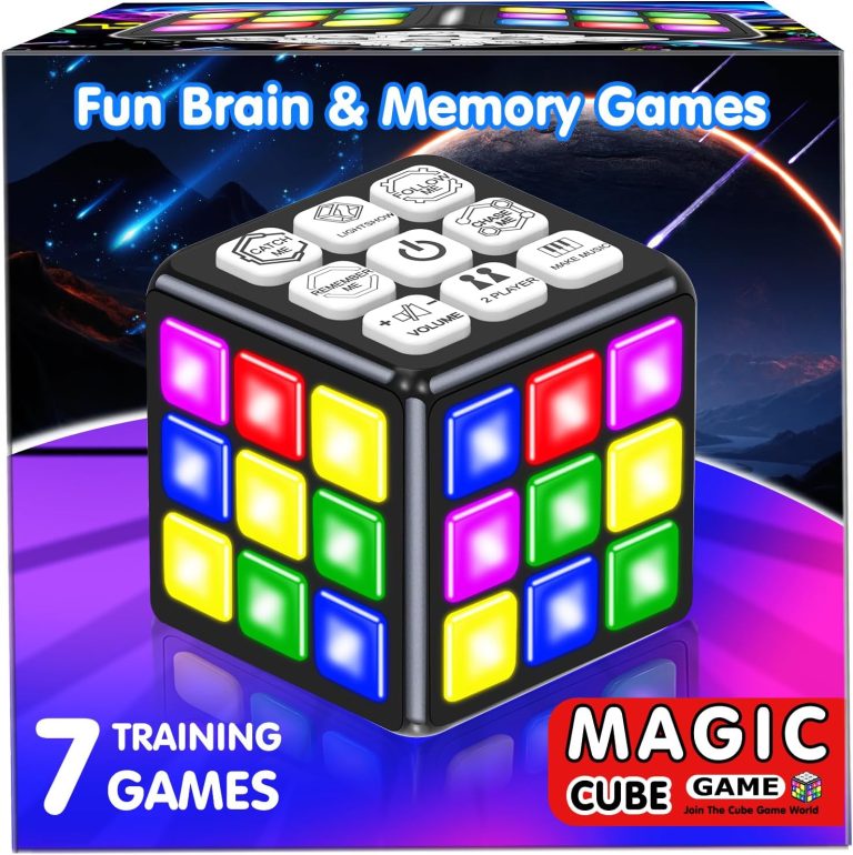 Toys for Kids Age 8-13 Boys Gifts: Fun Brain & Memory Handheld Game Cube for Teens & Adults – Cool Toys STEM Sensory Toy for 6-12+ Year – Birthday Gift for Boy Girls 6 7 8 9 10 11 12 Years Old