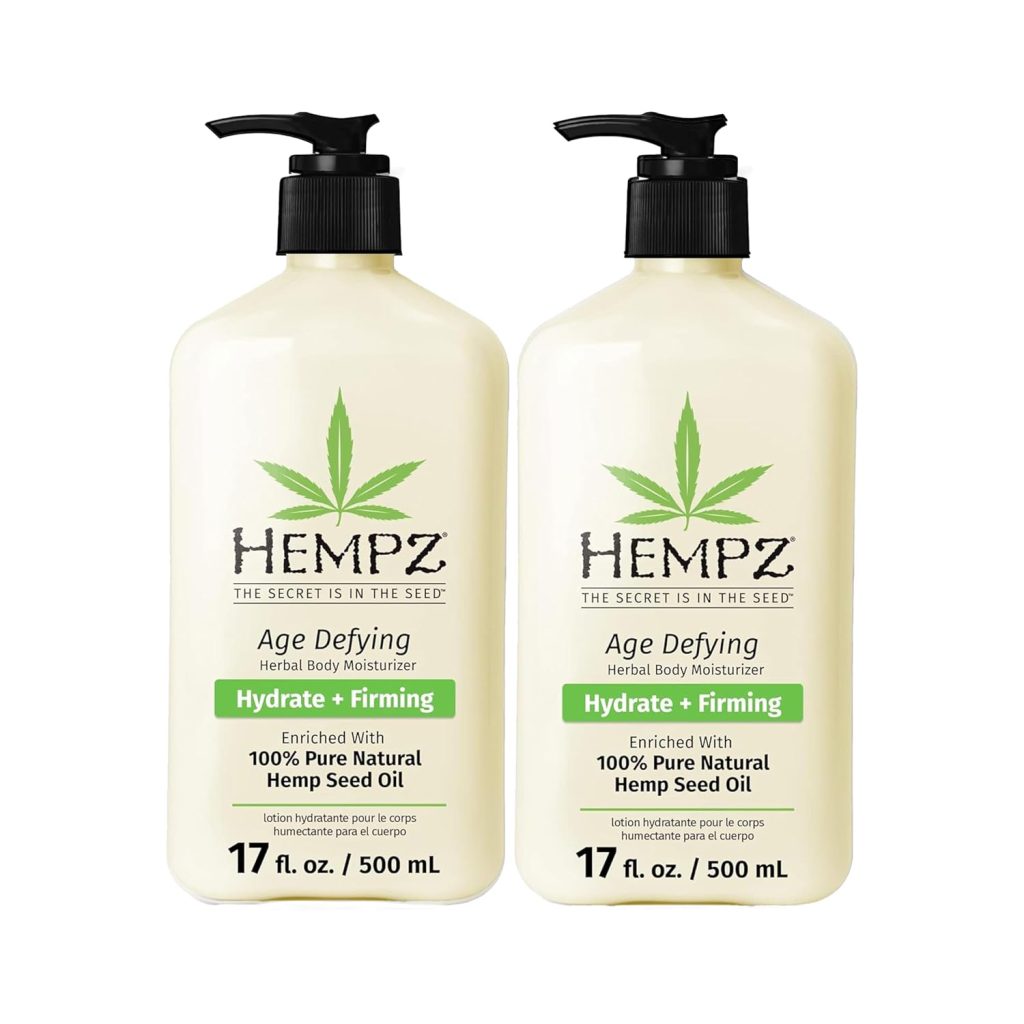 Hempz Age Defying Body Moisturizer, 17 Fl Oz, 2 Pack Bundle – Daily Herbal Moisturizer, Shea Butter Anti-Aging – Body Lotion, Hemp Extract Lotion – Skin Care Products, 100% Pure Organic Hemp Seed Oil Hempz Age Defying Body Moisturizer, 17 Fl Oz, 2 Pack Bundle – Daily Herbal Moisturizer, Shea Butter Anti-Aging – Body Lotion, Hemp Extract Lotion – Skin Care Products, 100% Pure Organic Hemp Seed Oil