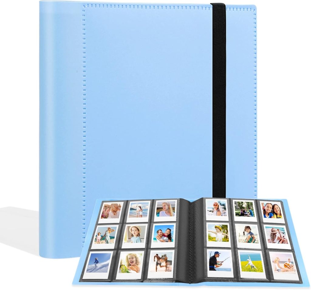 432 Pockets Photo Albums for Polaroid Go Instant Camera and Polaroid Go Flim, Photo Album Book for Polaroid Go Pictures (Blue) 432 Pockets Photo Albums for Polaroid Go Instant Camera and Polaroid Go Flim, Photo Album Book for Polaroid Go Pictures (Blue)