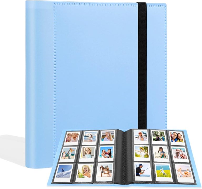 432 Pockets Photo Albums for Polaroid Go Instant Camera and Polaroid Go Flim, Photo Album Book for Polaroid Go Pictures (Blue)