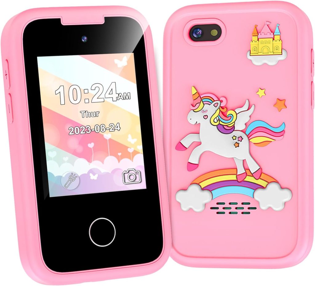 Kids Smart Phone Gifts Toys for Girls Boys Age 3-8,Toddler Learning Toys with Educational Games, 3 4 5 7 8 9 6 8 9 Year Old Girl Birthday Gift Ideas-Pink Kids Smart Phone Gifts Toys for Girls Boys Age 3-8,Toddler Learning Toys with Educational Games, 3 4 5 7 8 9 6 8 9 Year Old Girl Birthday Gift Ideas-Pink
