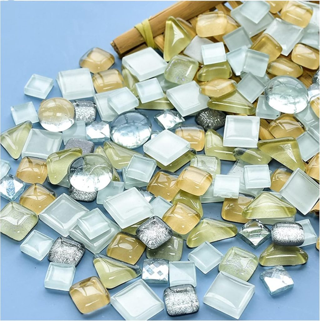 500g Mixed Color Irregular Crystal Mosaic Tiles,Tiny Mosaic Tile DIY Hobbies Children Handmade Crystal Craft for Craft Bathroom Kitchen Home Decoration DIY Art Projects,0.4X0.4 Inch (White Series) 500g Mixed Color Irregular Crystal Mosaic Tiles,Tiny Mosaic Tile DIY Hobbies Children Handmade Crystal Craft for Craft Bathroom Kitchen Home Decoration DIY Art Projects,0.4X0.4 Inch (White Series)