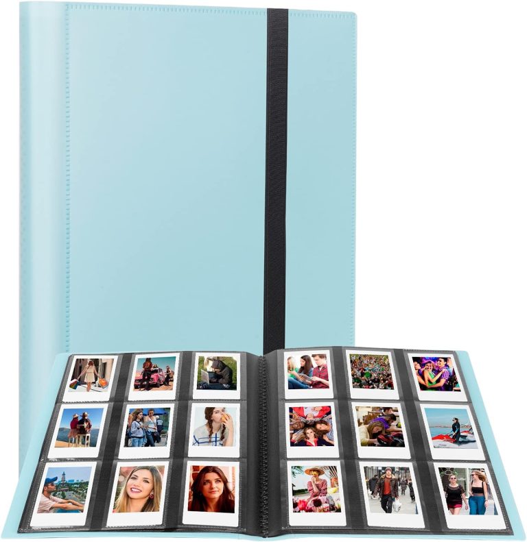 432 Pockets Mini Photo Album for Fujifilm Instax Mini 11 12 evo 90 70 9 8+ 8 LiPlay Instant Camera/Polaroid Snap SnapTouch PIC-300 Z2300 Instant Camera (Blue)