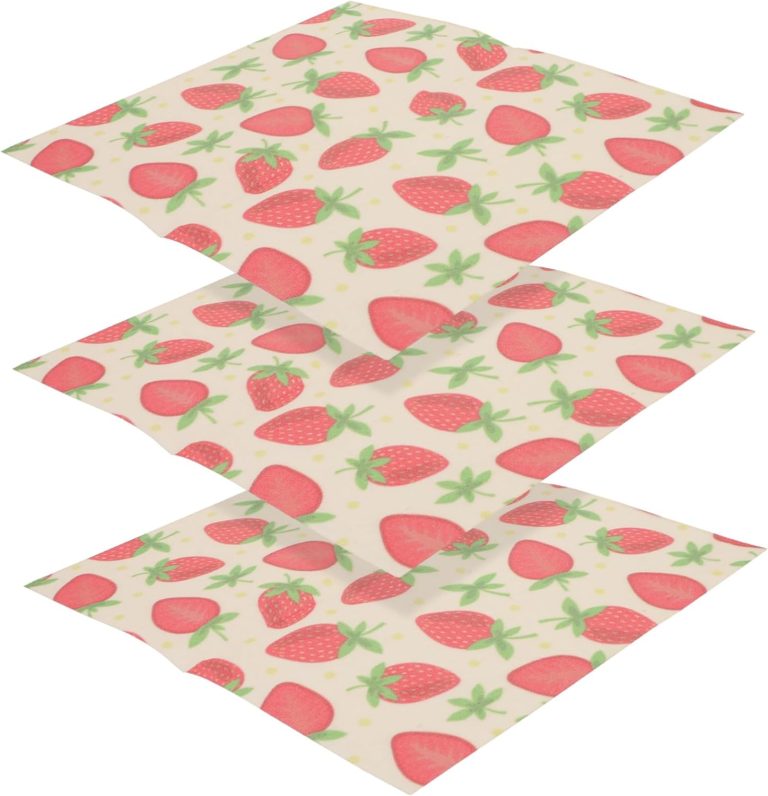 Garneck 3pcs Beeswax Food Paper Reusable Wraps Beeswax Food Wraps Food Wrapping Beeswax Paper Food Packing Supplies Beeswax Paper for Baking Reusable Food Wraps Food Wrapping Papers
