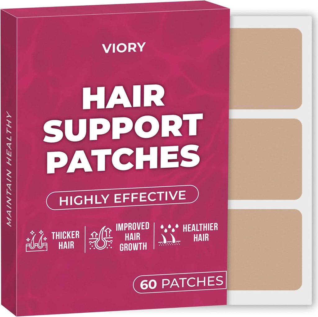 VIORY Hair Support Patches (Pack of 60) – 100% Natural Patch for Women and Men – Enhanced Formula VIORY Hair Support Patches (Pack of 60) – 100% Natural Patch for Women and Men – Enhanced Formula