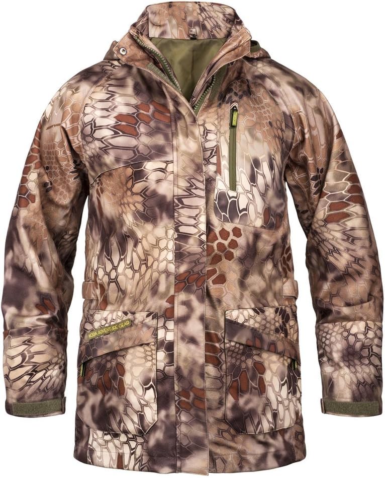 Youth Waterproof Hard Shell Camo Jacket, Kryptek Highlander