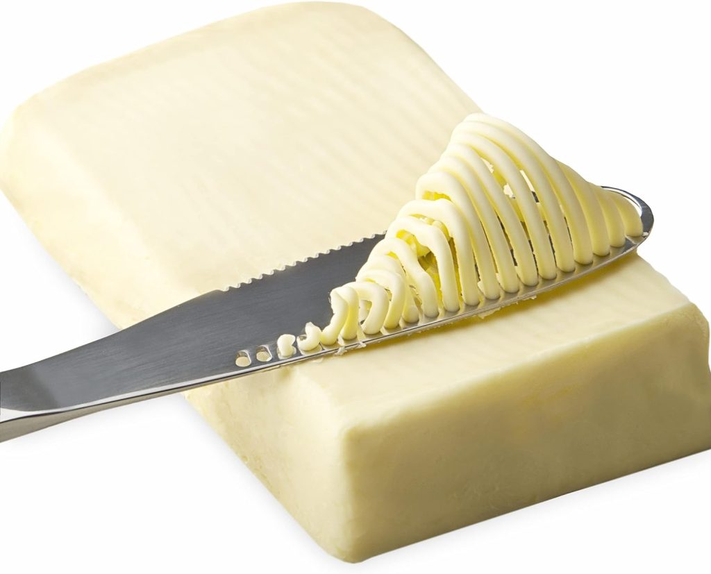 Butter Knife Spreader Stainless Steel – Butter Spreader Knife, Kitchen Gadgets and Tools, Easy Spread Butter Knife for Cold Butter, Japanese Butter Knife with Holes Butter Knife Spreader Stainless Steel – Butter Spreader Knife, Kitchen Gadgets and Tools, Easy Spread Butter Knife for Cold Butter, Japanese Butter Knife with Holes