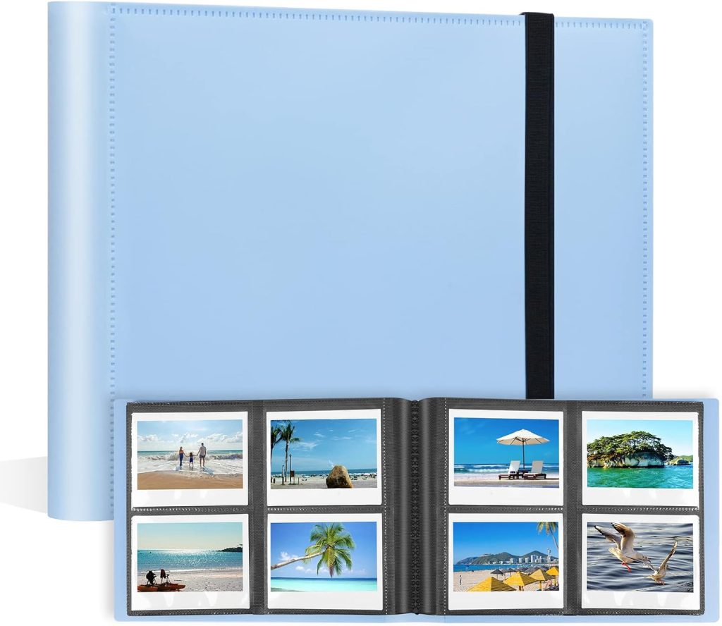 160 Pockets Photo Album for Fujifilm Instax Wide 300 Camera, for Polaroid 600 Photo Album, Albums for Polaroid Now+ Now OneStep2 OneStep+ 600 Instant Film Camera, POP Lab Instant Print Camera (Blue) 160 Pockets Photo Album for Fujifilm Instax Wide 300 Camera, for Polaroid 600 Photo Album, Albums for Polaroid Now+ Now OneStep2 OneStep+ 600 Instant Film Camera, POP Lab Instant Print Camera (Blue)