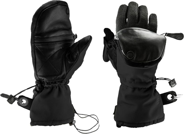CFCM Convertible Fold-Away Cold Weather Mitt Transforms to Gloves, Water-Resistant, Touchscreen Capable