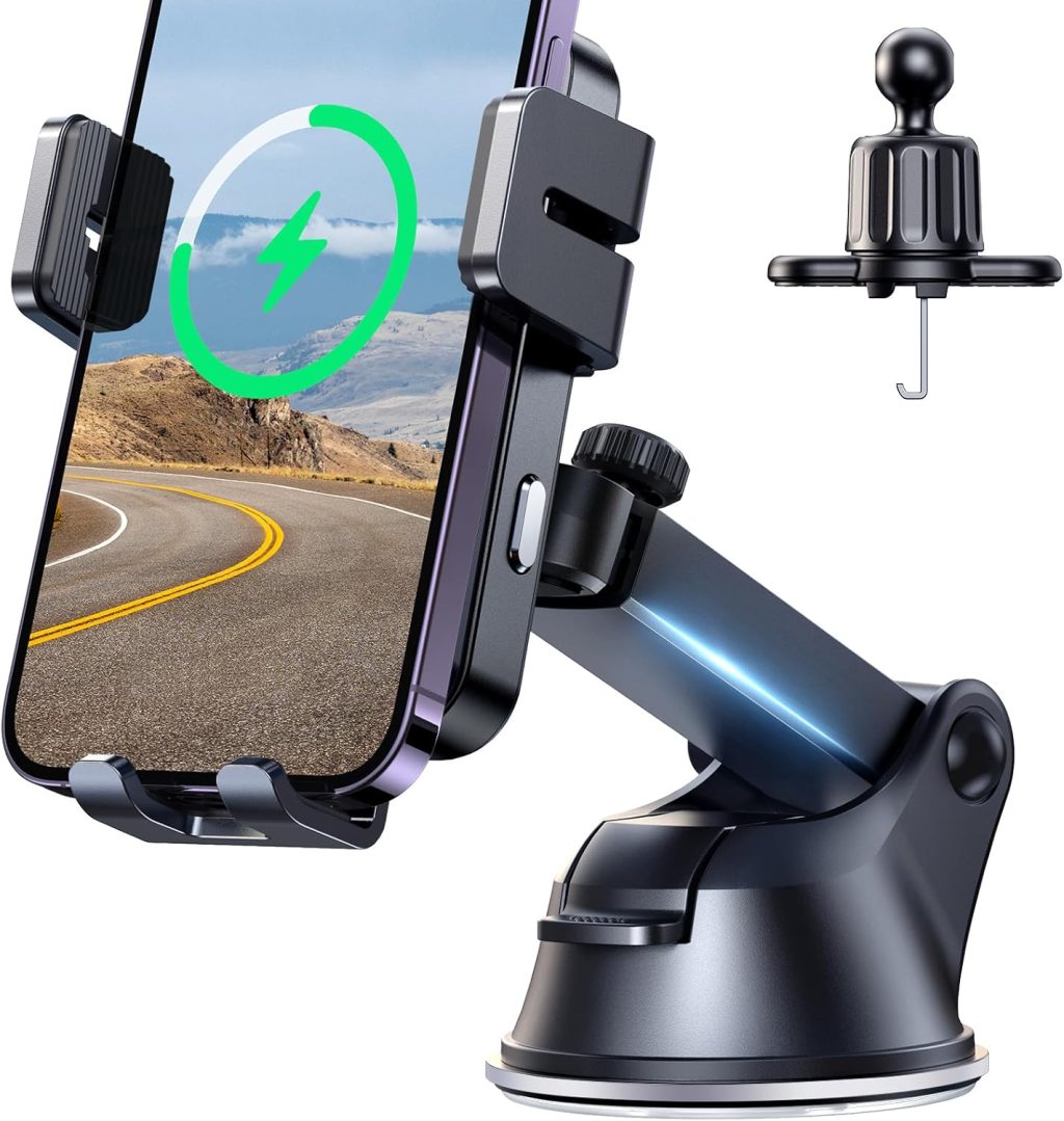 JOYROOM Wireless Car Charger,15W Qi Fast Charging Car Charger Phone Holder Mount, Auto-Clamping Alignment Windshield Dashboard Air Vent Cell Phone Holder for iPhone 16 Pro Max/15 Pro,Samsung S24/S23 JOYROOM Wireless Car Charger,15W Qi Fast Charging Car Charger Phone Holder Mount, Auto-Clamping Alignment Windshield Dashboard Air Vent Cell Phone Holder for iPhone 16 Pro Max/15 Pro,Samsung S24/S23