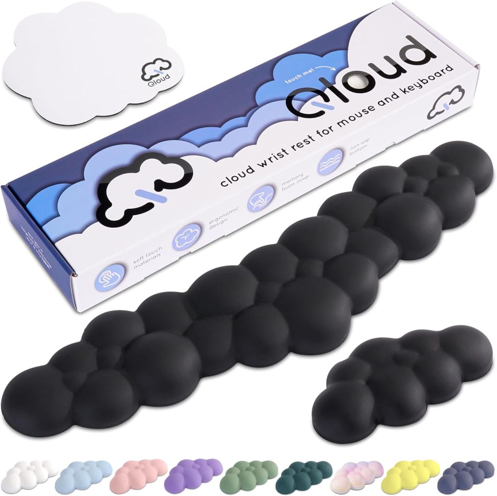Qloud Cloud Wrist Rest Keyboard – Cloud Palm Rest Keyboard Rest Desk Cloud Wrist Pad – Keyboard Wrist Rest for Computer Keyboard Gaming Wrist Rest Cloud Arm Rest Keyboard Wrist Pad – Matte Black Qloud Cloud Wrist Rest Keyboard – Cloud Palm Rest Keyboard Rest Desk Cloud Wrist Pad – Keyboard Wrist Rest for Computer Keyboard Gaming Wrist Rest Cloud Arm Rest Keyboard Wrist Pad – Matte Black