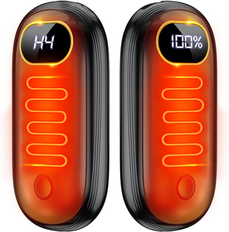 Hand Warmers – 14000mAh Hand Warmers Rechargeable Up to 18Hrs Warmth, Electric Hand Warmer Reusable Heat Up to 131℉, Rechargeable Hand Warmers 2 Pack for Golf Raynauds Camping Women Man