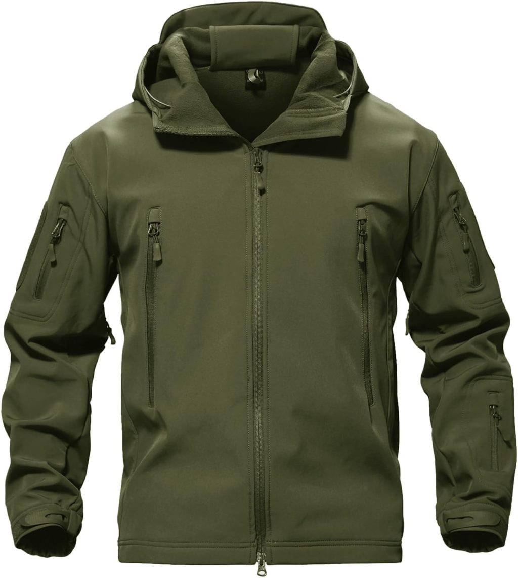 TACVASEN Men’s Special Ops Military Tactical Rain Jackets Winter Warm Fleece Softshell Hooded Raincoat Snowboard TACVASEN Men’s Special Ops Military Tactical Rain Jackets Winter Warm Fleece Softshell Hooded Raincoat Snowboard