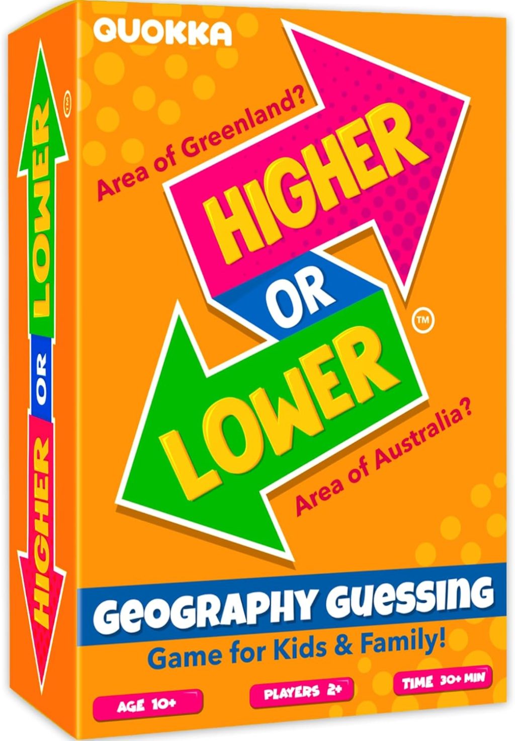 QUOKKA Board Game for Kids – Family Card Game for Kids and Adults – Geography Higher or Lower | Guess Fun Questions | Easy to Learn | 2 + Players – Challenge Game for Family Night QUOKKA Board Game for Kids – Family Card Game for Kids and Adults – Geography Higher or Lower | Guess Fun Questions | Easy to Learn | 2 + Players – Challenge Game for Family Night