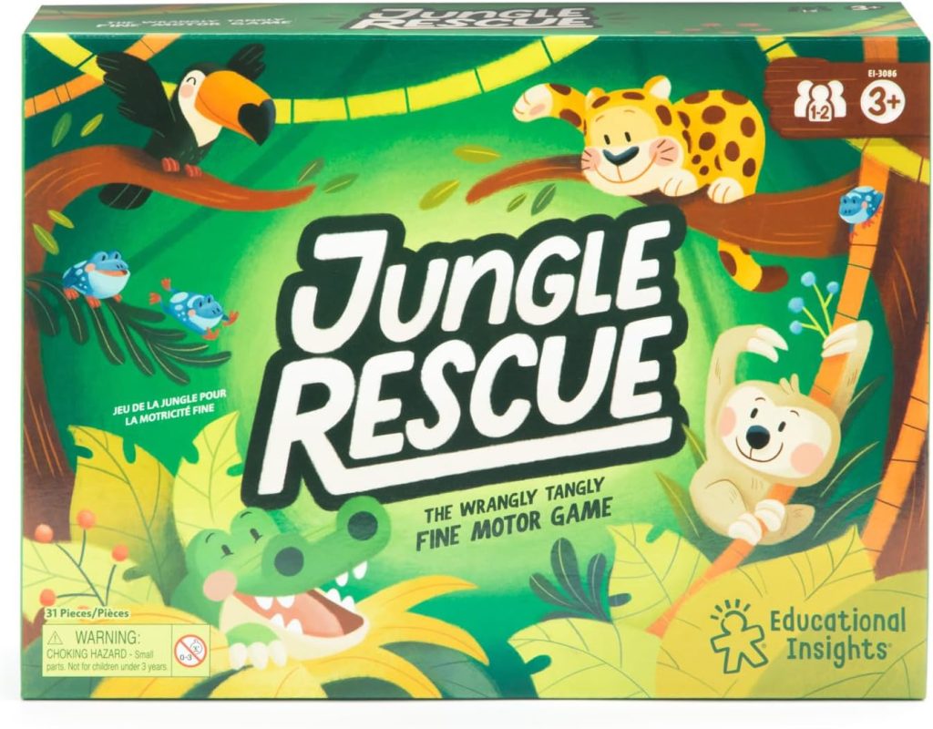 Educational Insights Jungle Rescue Toddler Board Game – Games for Kids Ages 3+, Animal Preschool Games, Board Games for Kids Educational Insights Jungle Rescue Toddler Board Game – Games for Kids Ages 3+, Animal Preschool Games, Board Games for Kids