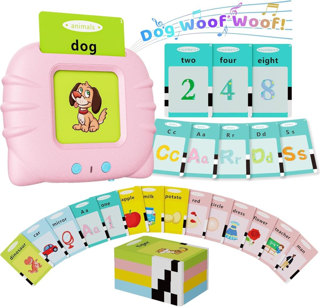 Toddler Toys Talking Flash Cards for 2 3 4 5 6 Year Old Boys and Girls, Autism Sensory Toys for Autistic Children, Learning Educational Montessori Speech Therapy 248 Sight Words Kids Gifts Toddler Toys Talking Flash Cards for 2 3 4 5 6 Year Old Boys and Girls, Autism Sensory Toys for Autistic Children, Learning Educational Montessori Speech Therapy 248 Sight Words Kids Gifts