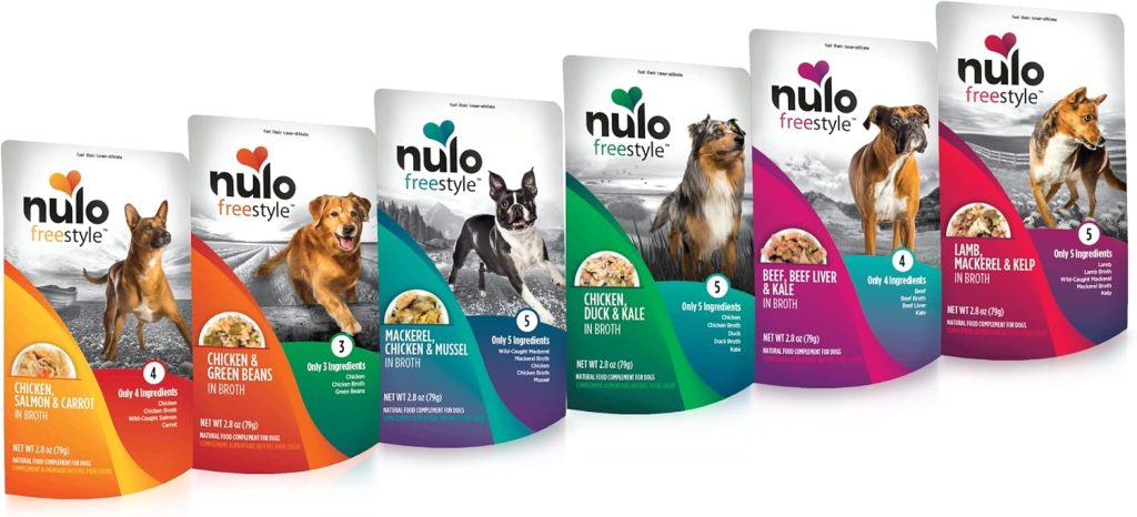 Nulo Freestyle Puppy & Dog Wet Dog Food Topper, Premium All Natural Grain-Free, Real Meat Dog Food Topper with High Animal-Based Protein and Only 5 or Less Ingredients With No Additives Nulo Freestyle Puppy & Dog Wet Dog Food Topper, Premium All Natural Grain-Free, Real Meat Dog Food Topper with High Animal-Based Protein and Only 5 or Less Ingredients With No Additives
