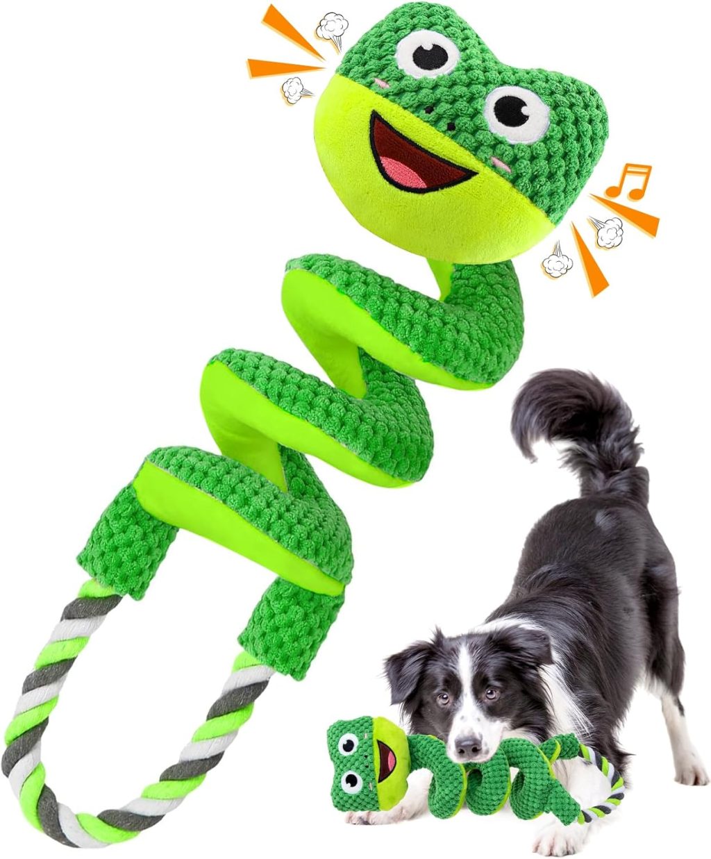 VIWIK Interactive Dog Squeaky Toys, Plush Dog Chew Toys for Large Medium Small Smart Breed, Puppy Toys for Boredom and Stimulating, Tug of War Dog Toys to Keep Them Busy, Puppy Chew Toys for Teething VIWIK Interactive Dog Squeaky Toys, Plush Dog Chew Toys for Large Medium Small Smart Breed, Puppy Toys for Boredom and Stimulating, Tug of War Dog Toys to Keep Them Busy, Puppy Chew Toys for Teething