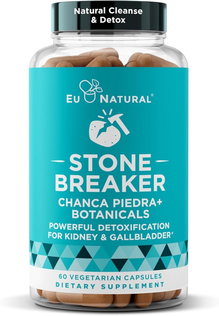 Chanca Piedra Stone Breaker – Natural Dissolver, Kidney Cleanse & Gallbladder Supplement – Detoxify Urinary Tract, Flush Impurities, Clear System – 60 Vegan Soft Capsules