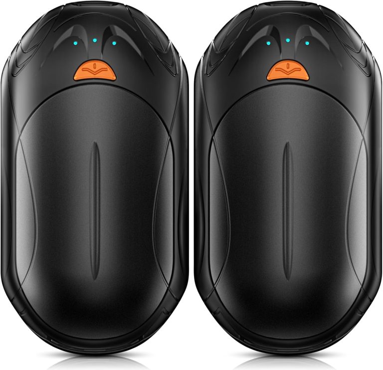 AI Hand Warmers Rechargeable 2 Pack,6000mAh Rechargeable Hand Warmer,20Hrs Long Heating Electric Hand Warmer,Portable Pocket Heater,Pocket Size Hand Warmer, Gifts for Christmas,Camping,Hunting