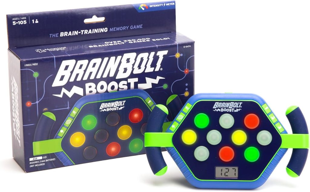 Educational Insights BrainBolt® Boost – Memory Brain Game, Includes 3 Game Modes, For 1 Player, Gift for Ages 5+ Educational Insights BrainBolt® Boost – Memory Brain Game, Includes 3 Game Modes, For 1 Player, Gift for Ages 5+