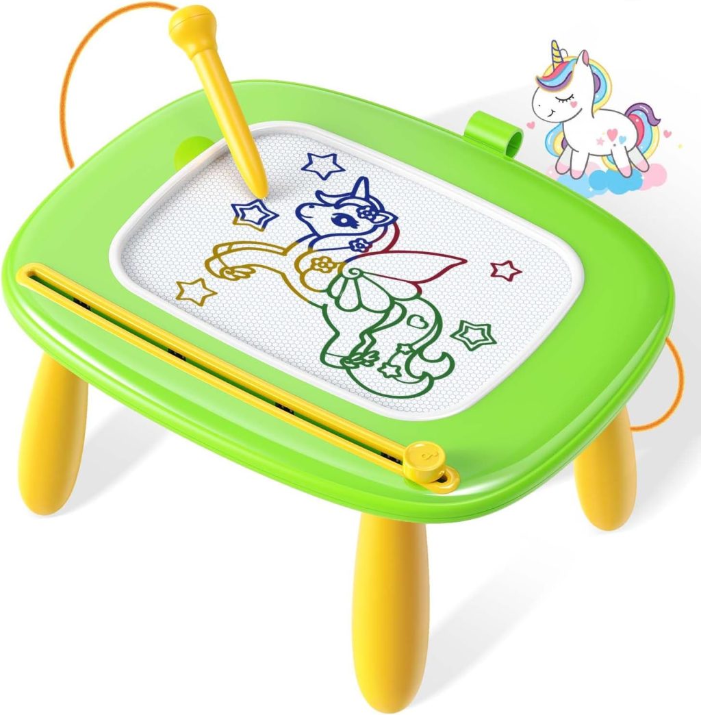 Toddlers Toys Ages 1-3, Magnetic Drawing Board, Toddler Boy Toys for 1 2 3 Years Old, Doodle Board Pad Learning and Educational Toys for 18 Months Baby 1-3 Yr Kids Birthday Gifts – Green Toddlers Toys Ages 1-3, Magnetic Drawing Board, Toddler Boy Toys for 1 2 3 Years Old, Doodle Board Pad Learning and Educational Toys for 18 Months Baby 1-3 Yr Kids Birthday Gifts – Green
