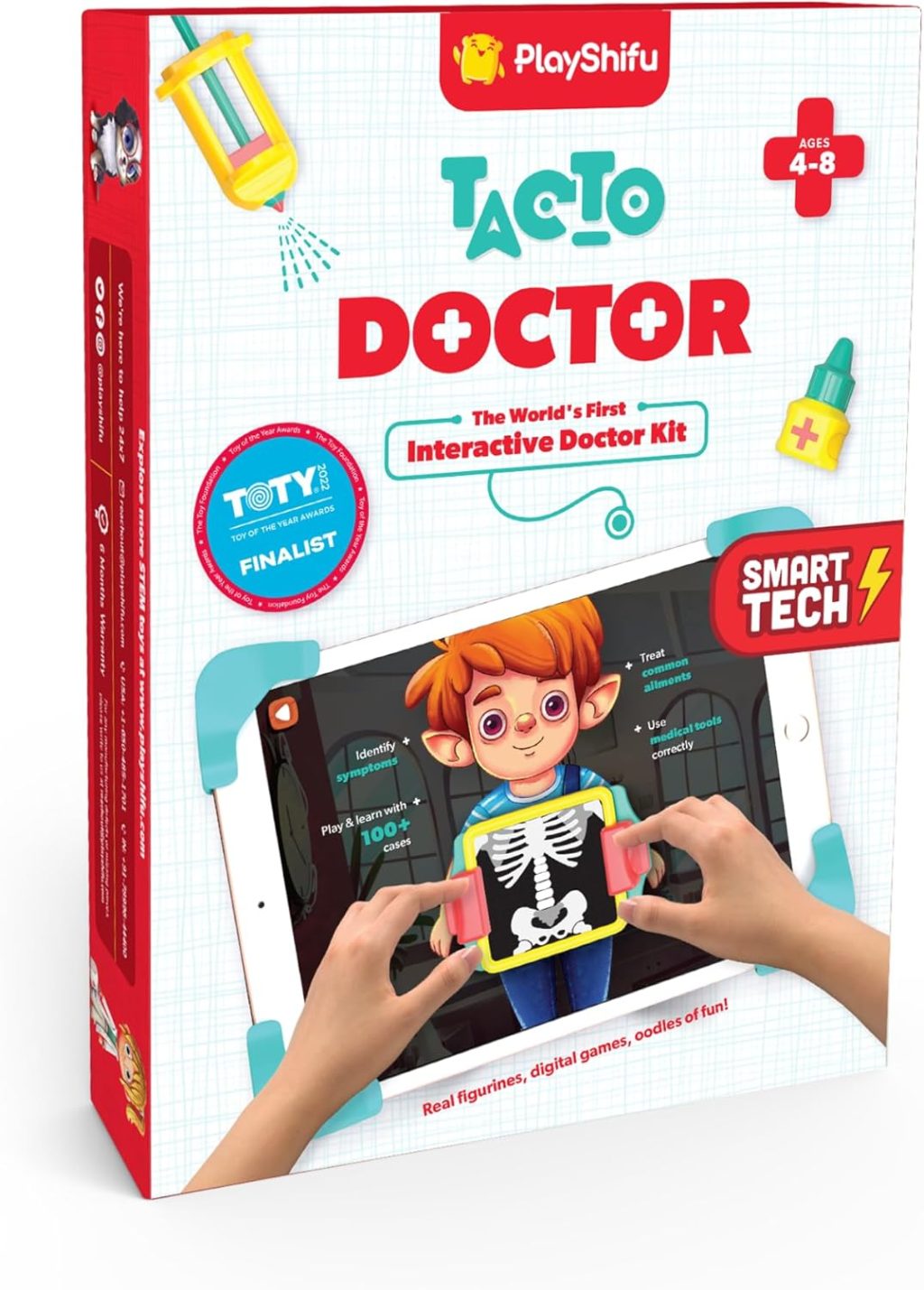 PlayShifu STEM Toys for Kids – Tacto Doctor (Interactive Kit + App) – Pretend Play with Real STEM Learning PlayShifu STEM Toys for Kids – Tacto Doctor (Interactive Kit + App) – Pretend Play with Real STEM Learning