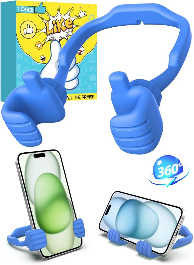 Thumbs Up Lazy Phone Stand Stocking Stuffers for Teens Boys Girls Women Adults Men Gifts for Christmas: Cell Phone Stand Holder for Desk Hand Funny Cool Gadgets Gifts Teenage Boys Girl Dad Husband Him