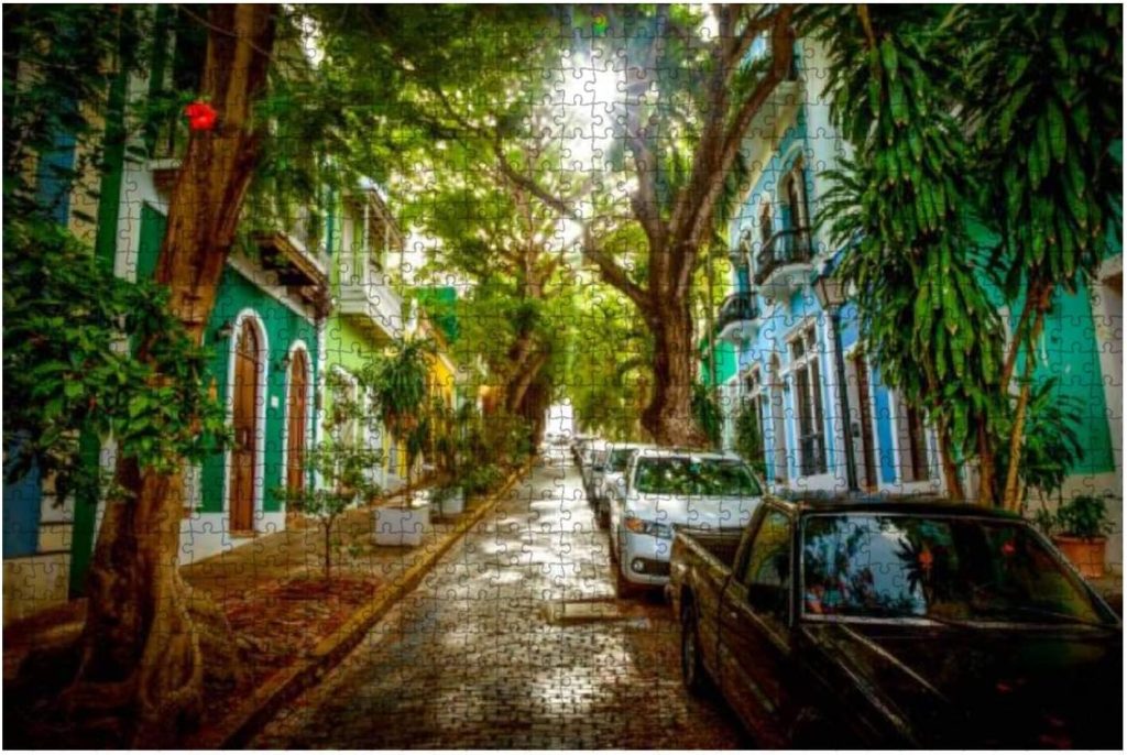 Beautiful Street Full of Trees in Old san Juan Puerto rico Puerto 1000 Piece Wooden Jigsaw Puzzle DIY Children Educational Puzzles Adult Decompression Gift Creative Games Toys Puzzles Home Decor Beautiful Street Full of Trees in Old san Juan Puerto rico Puerto 1000 Piece Wooden Jigsaw Puzzle DIY Children Educational Puzzles Adult Decompression Gift Creative Games Toys Puzzles Home Decor