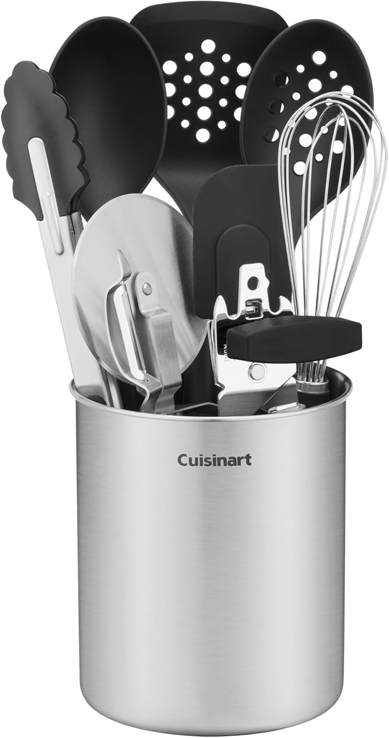 Cuisinart 10-Piece Primary Tool & Gadget Set with Stainless Steel Crock