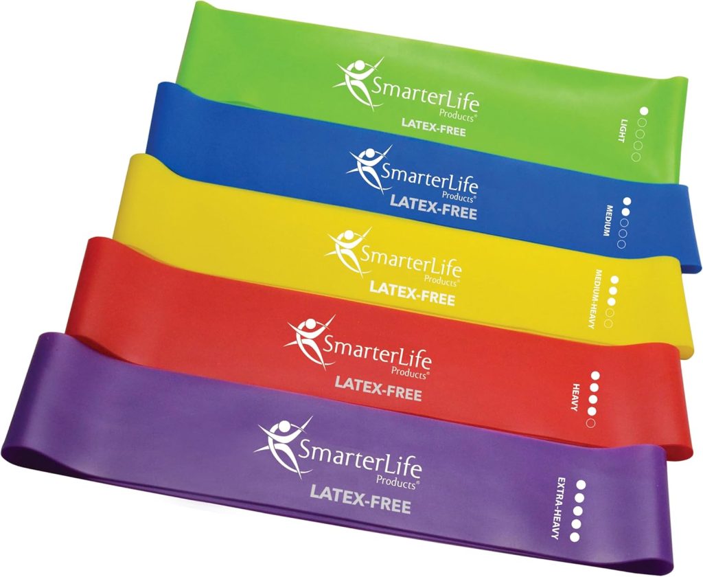 SmarterLife Resistance Bands for Working Out, Non-Latex Exercise Bands for Women, Men, 5 Extra Wide Workout Bands For Weight Loss, Home Gym, Booty Bands, Physical Therapy Bands, Workout Guide Included SmarterLife Resistance Bands for Working Out, Non-Latex Exercise Bands for Women, Men, 5 Extra Wide Workout Bands For Weight Loss, Home Gym, Booty Bands, Physical Therapy Bands, Workout Guide Included