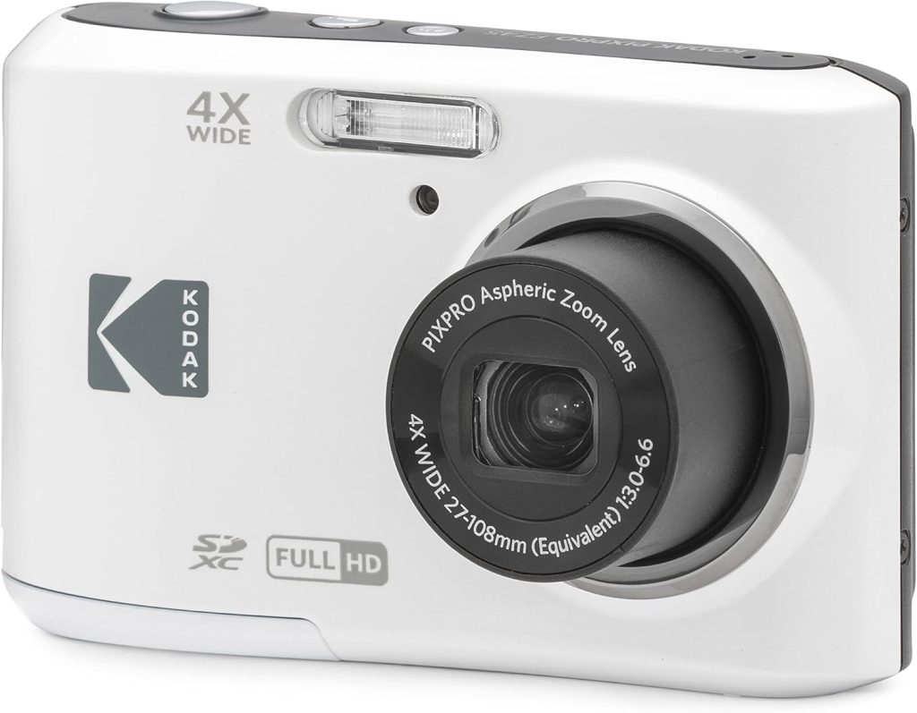 KODAK PIXPRO Friendly Zoom FZ45-WH 16MP Digital Camera with 4X Optical Zoom 27mm Wide Angle and 2.7″ LCD Screen (White) KODAK PIXPRO Friendly Zoom FZ45-WH 16MP Digital Camera with 4X Optical Zoom 27mm Wide Angle and 2.7″ LCD Screen (White)