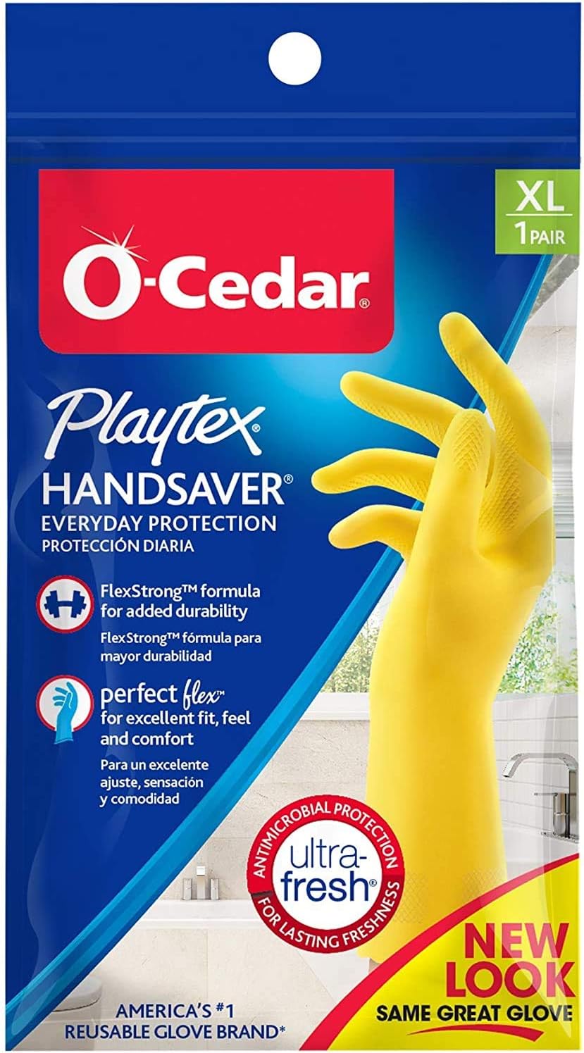 Playtex HandSaver Gloves, X-Large 1 Pair ( Pack of 2) Playtex HandSaver Gloves, X-Large 1 Pair ( Pack of 2)