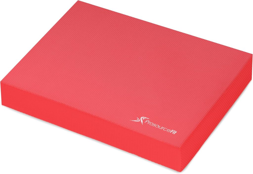 ProsourceFit Exercise Balance Pad – Non-Slip Cushioned Foam Mat & Knee Pad for Fitness and Stability Training, Yoga, Physical Therapy 15.5”x12.75”