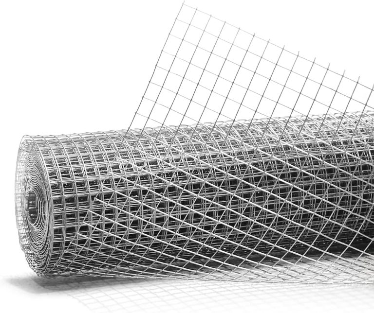 Fencer Wire 19 Gauge Hot-Dipped Galvanized Hardware Cloth with Mesh Size 1/2″ x 1/2″ for Chicken Coop/Run/Cage/Pen/Vegetables Garden and Home Improvement Project (m. 4 ft. x 50 ft.)
