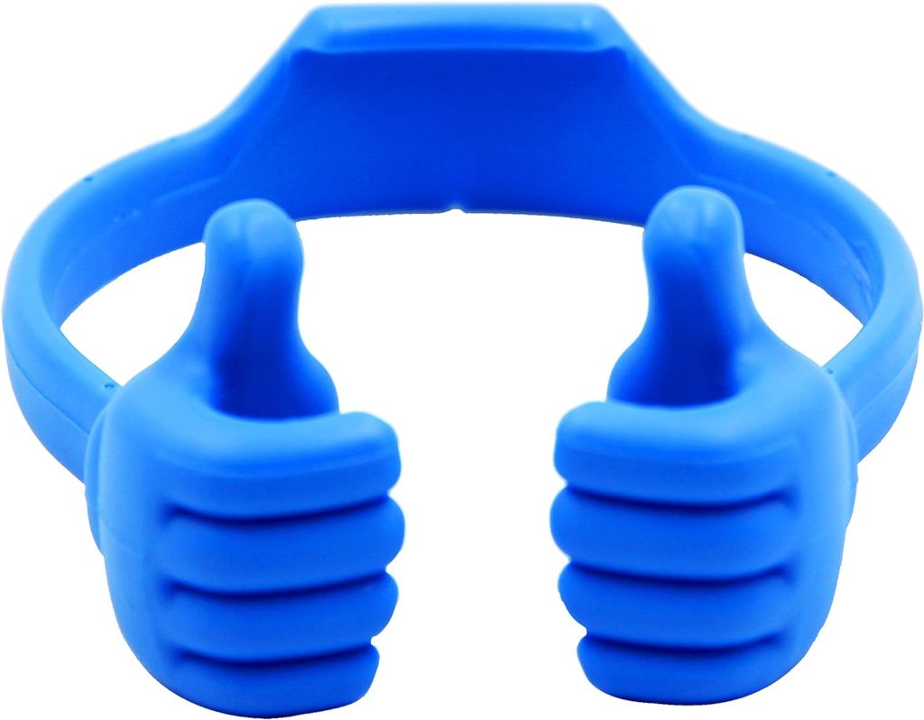 Honsky Thumbs-up Cell Phone Stand Holder, Tablet Stand Cradle for Desk Desktop Smartphone Cellphone Mobile Phone,Tablets – Universal, Adjustable Flexible,Blue Honsky Thumbs-up Cell Phone Stand Holder, Tablet Stand Cradle for Desk Desktop Smartphone Cellphone Mobile Phone,Tablets – Universal, Adjustable Flexible,Blue