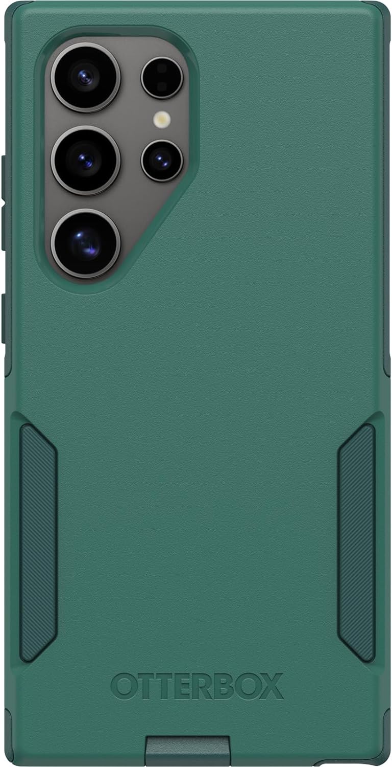 OtterBox Samsung Galaxy S24 Ultra Commuter Series Case – GET Your Greens, Slim & Tough, Pocket-Friendly, with Port Protection