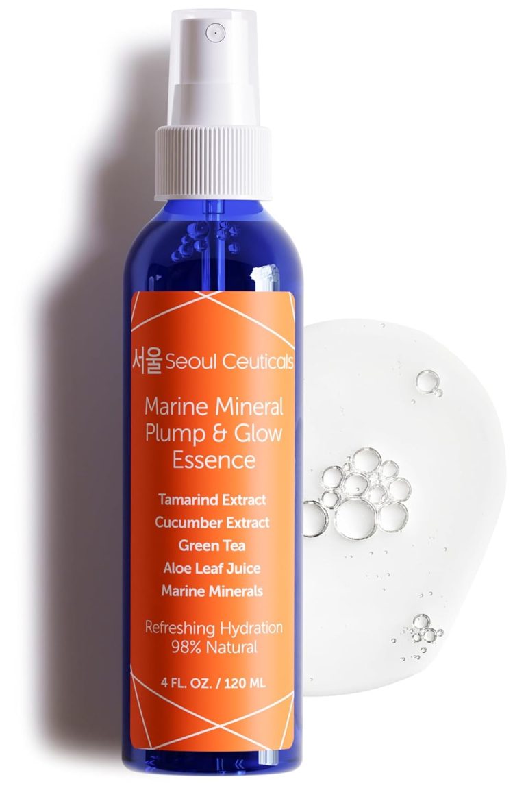 SeoulCeuticals Korean Skin Care Essence Toner – K Beauty Skincare Spray Mist For Face Contains Cucumber Extract and Marine Minerals + Organic Aloe – Get That Healthy Youthful Glow
