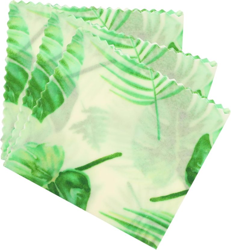 SOLUSTRE 9 Pcs Beeswax Wrapping Paper Beeswax Paper Oil Proof Wraps Papers Candy Wrap Papers Non-stick Beeswax Wraps Food Packing Supplies Packing Paper Food Paper Cake Bread