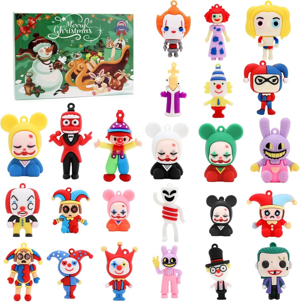 2024 Advent Calendar with 24 Packs Dolls, 24 Day Christmas Vacation Advent Calendar Ornaments Christmas Countdown Themed Gifts for Boys Girls Kids,Toddlers,Friends-001 2024 Advent Calendar with 24 Packs Dolls, 24 Day Christmas Vacation Advent Calendar Ornaments Christmas Countdown Themed Gifts for Boys Girls Kids,Toddlers,Friends-001