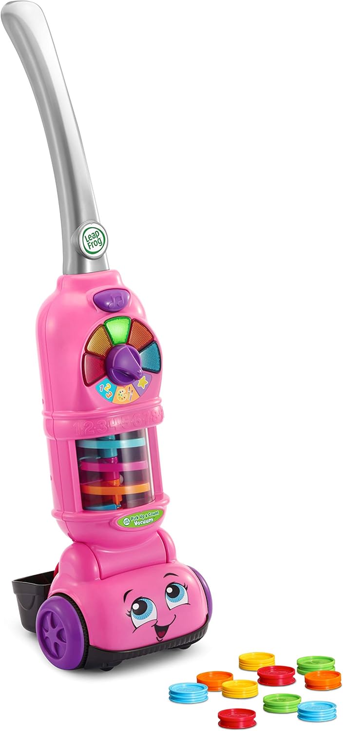 Leapfrog Pick Up and Count Vacuum, Pink Leapfrog Pick Up and Count Vacuum, Pink