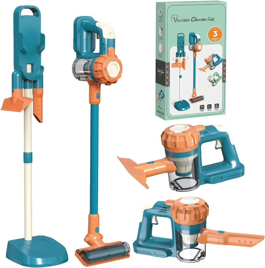 3-in-1 Kids Vacuum That Really Works, Toddler Toy Vacuum Cleaning Set for Children Aged 3+, Fun Kids Working Toy Vacuum Cleaner with Working Suction for Realistic Play (630Blue) 3-in-1 Kids Vacuum That Really Works, Toddler Toy Vacuum Cleaning Set for Children Aged 3+, Fun Kids Working Toy Vacuum Cleaner with Working Suction for Realistic Play (630Blue)