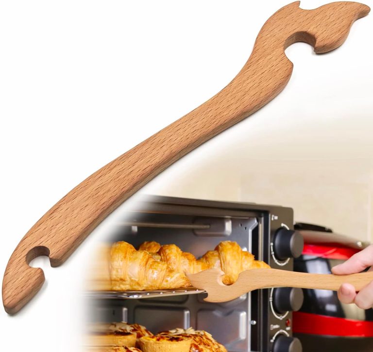 Oven Rack Puller, Wood Oven Rack Push Pull Tool, Prevent Scalding, Pull out Hot Racks Safely, Long Handle Toaster Oven Accessories,Suitable For Kitchen Oven, Toaster oven, Air fryer,etc(1)